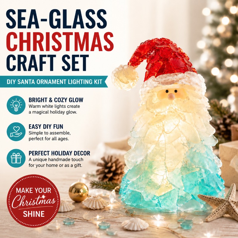 Home Decor Xmas Tree - Kit di Illuminazione per Ornamenti Natalizi