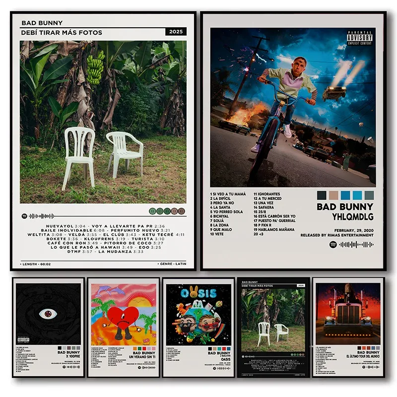 Home Decor Essentials - Pop latino Musica urbana Rapper Bad