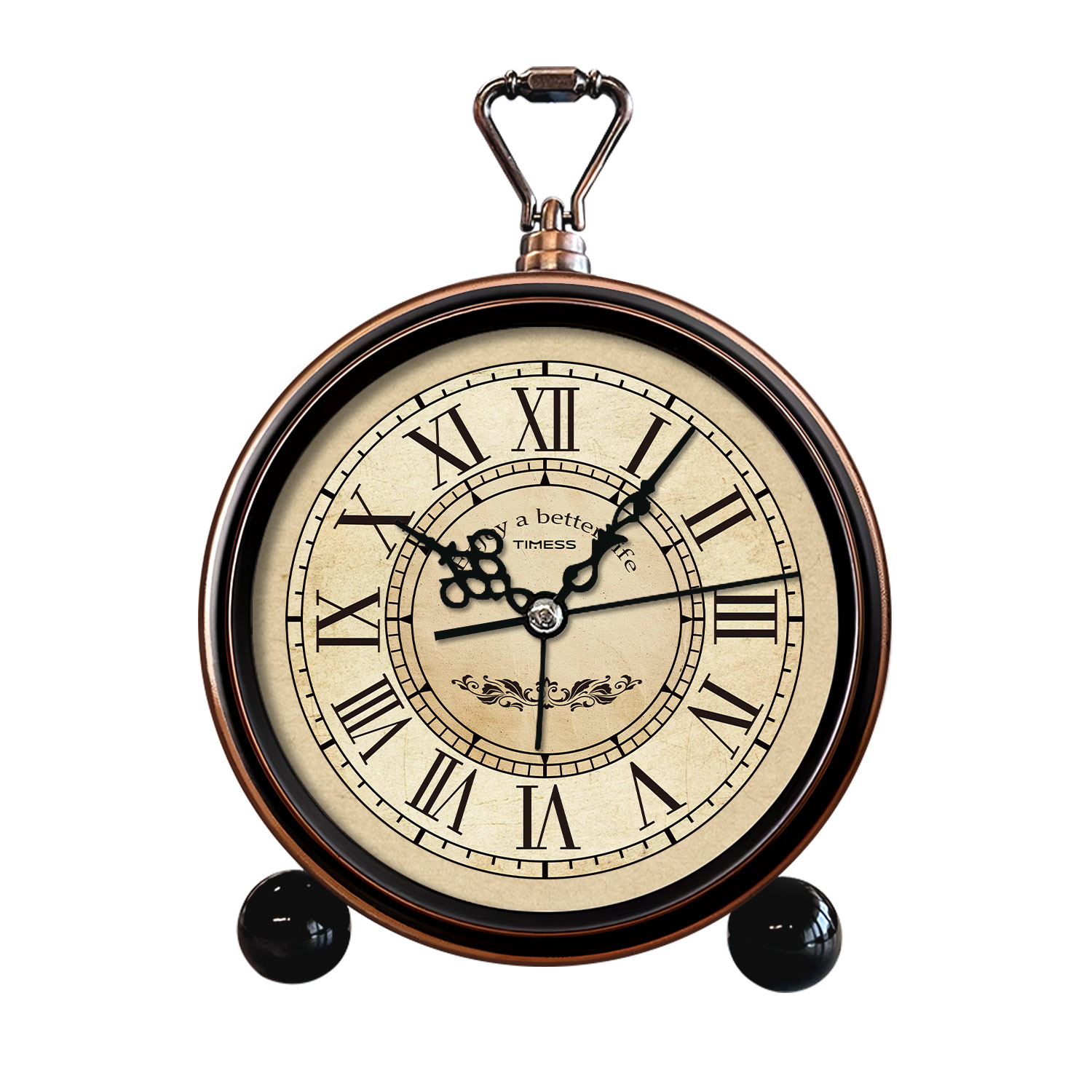 Vintage Alarm Clock - TIMESS Orologio Sveglia Analogico Vintage, Silenzioso