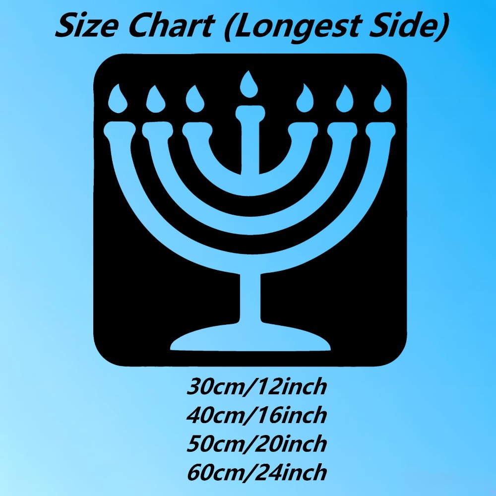Home Decor Vintage - CIFBUY Menorah Vintage in Metallo, Decorazione