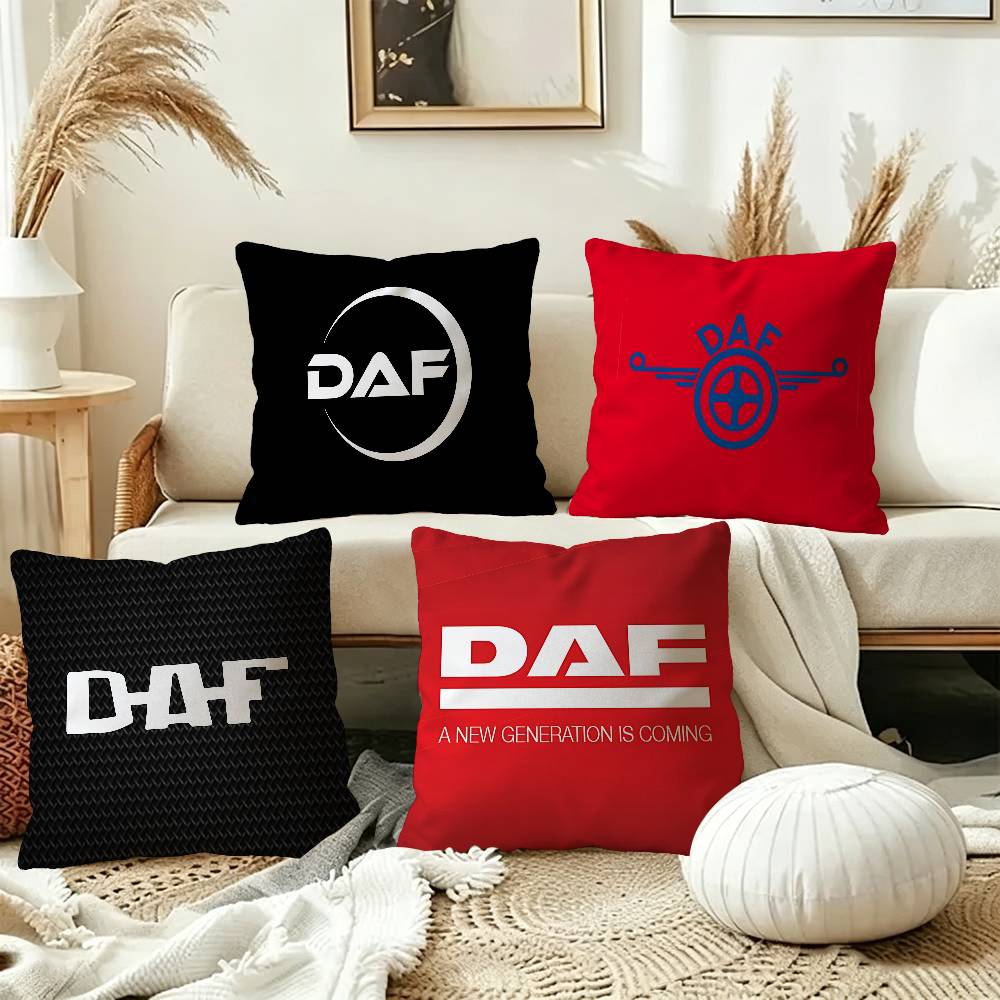 Home Decor Logo Design - Fodera per Cuscino con Logo D-A-F