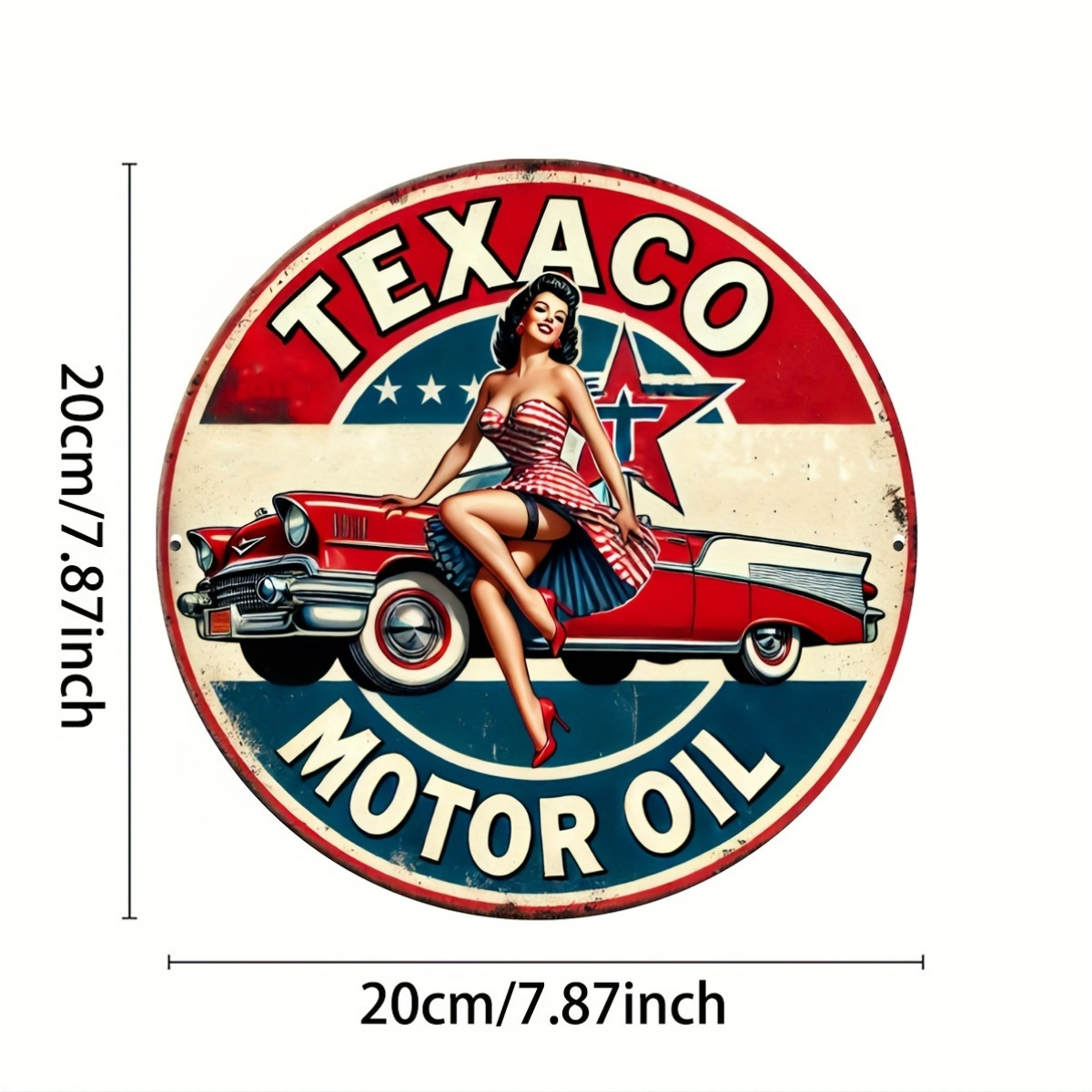 Texaco Motor Oil Targa in allu - Home Decor Essentials recensione e prezzo