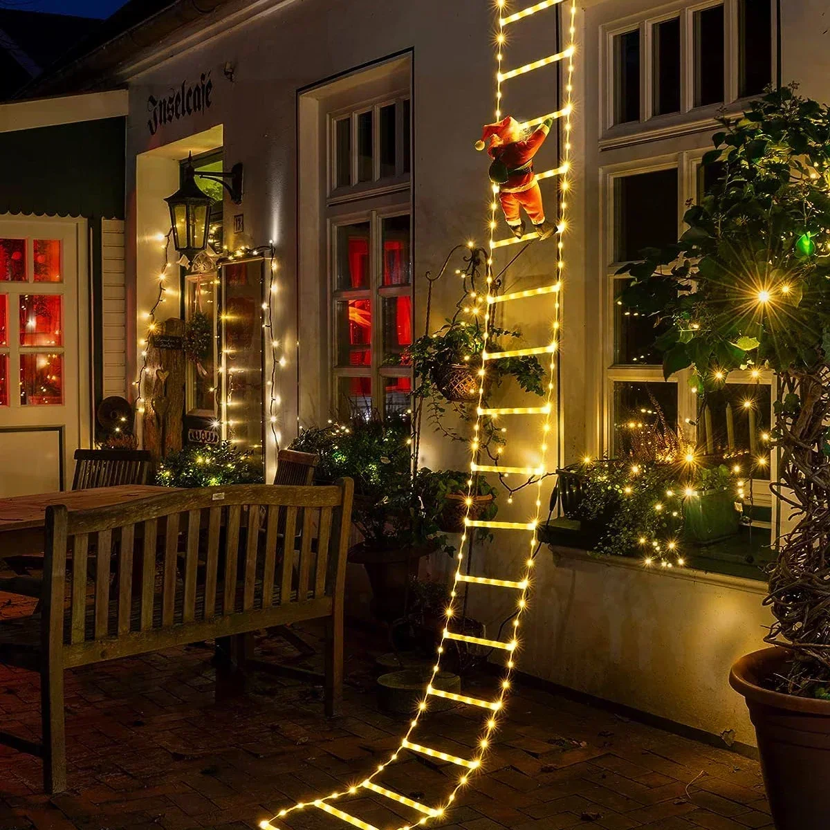 LED Ladder Light per babbo nat - Home Decor Xmas Tree recensione e prezzo