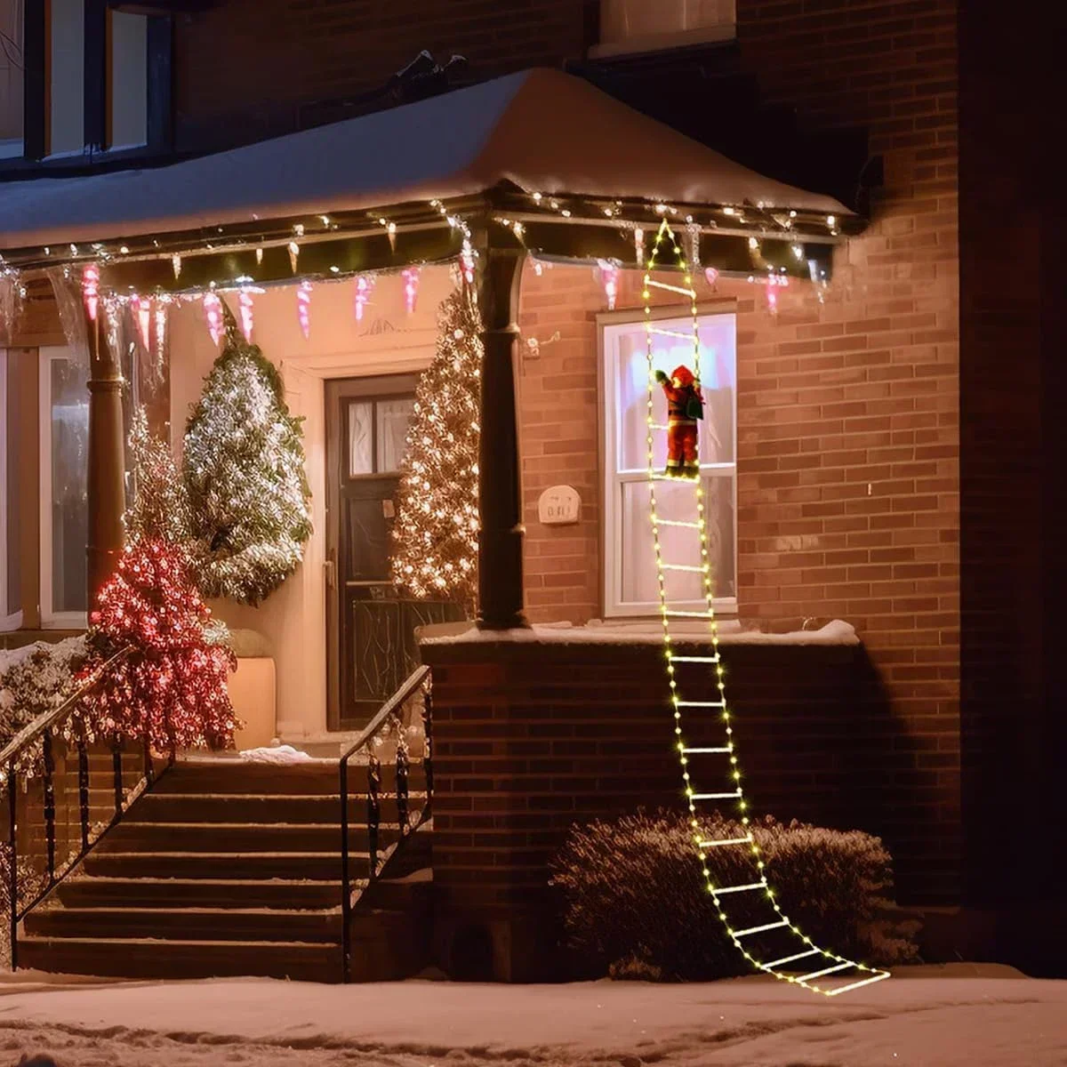 LED Ladder Light per babbo nat - Home Decor Xmas Tree recensione e prezzo