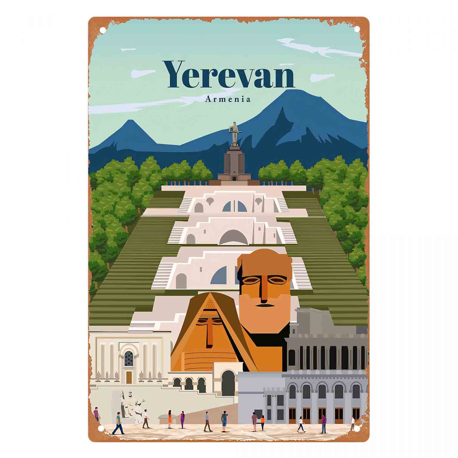 Insegna da parete in metallo 2 - Home Decor Yerevan recensione e prezzo