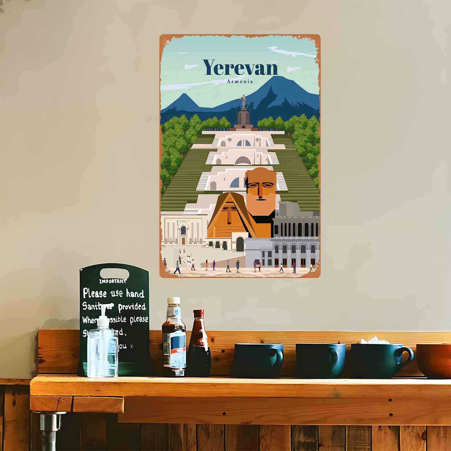 Insegna da parete in metallo 2 - Home Decor Yerevan recensione e prezzo