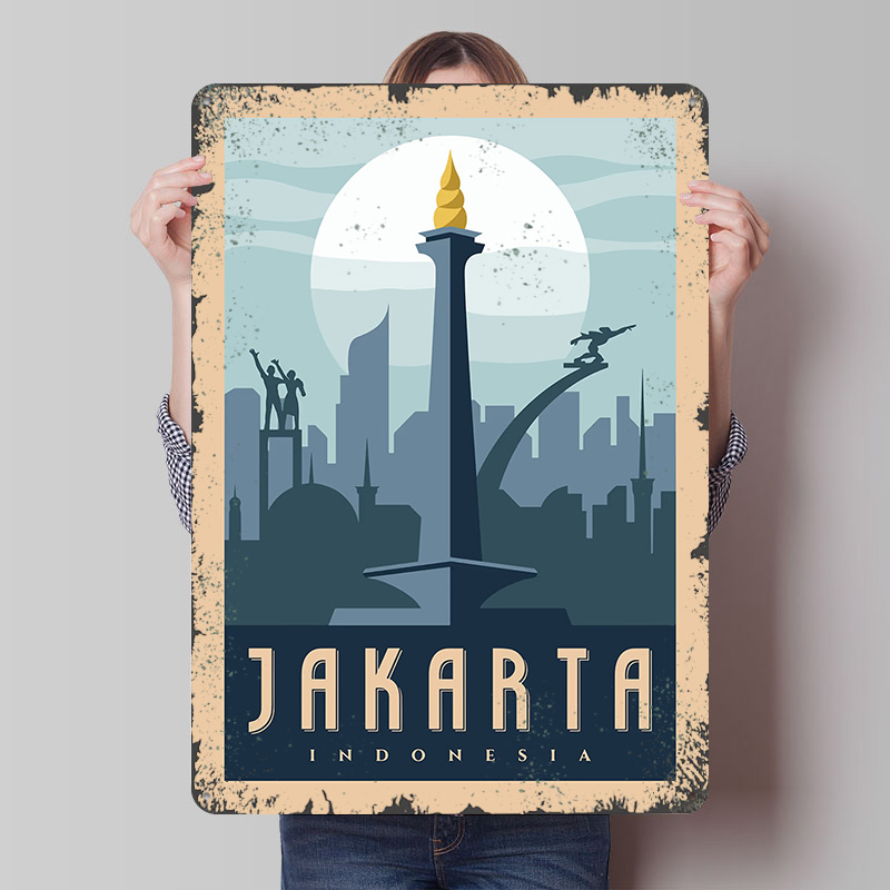 Poster Metallico di Jakarta In - Home Decor Jakarta recensione e prezzo