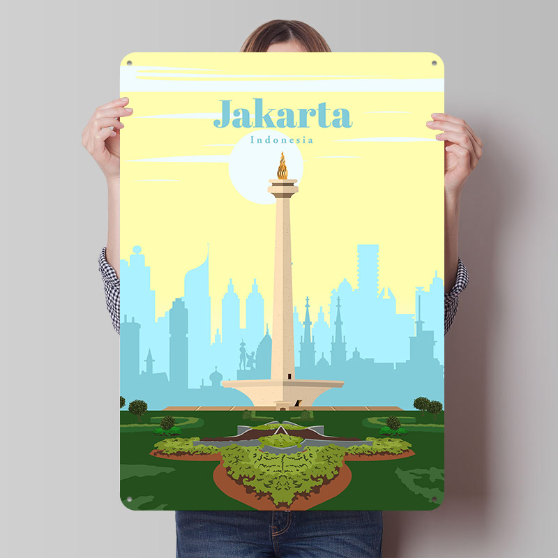 Poster da Viaggio a Jakarta, S - Home Decor Jakarta recensione e prezzo