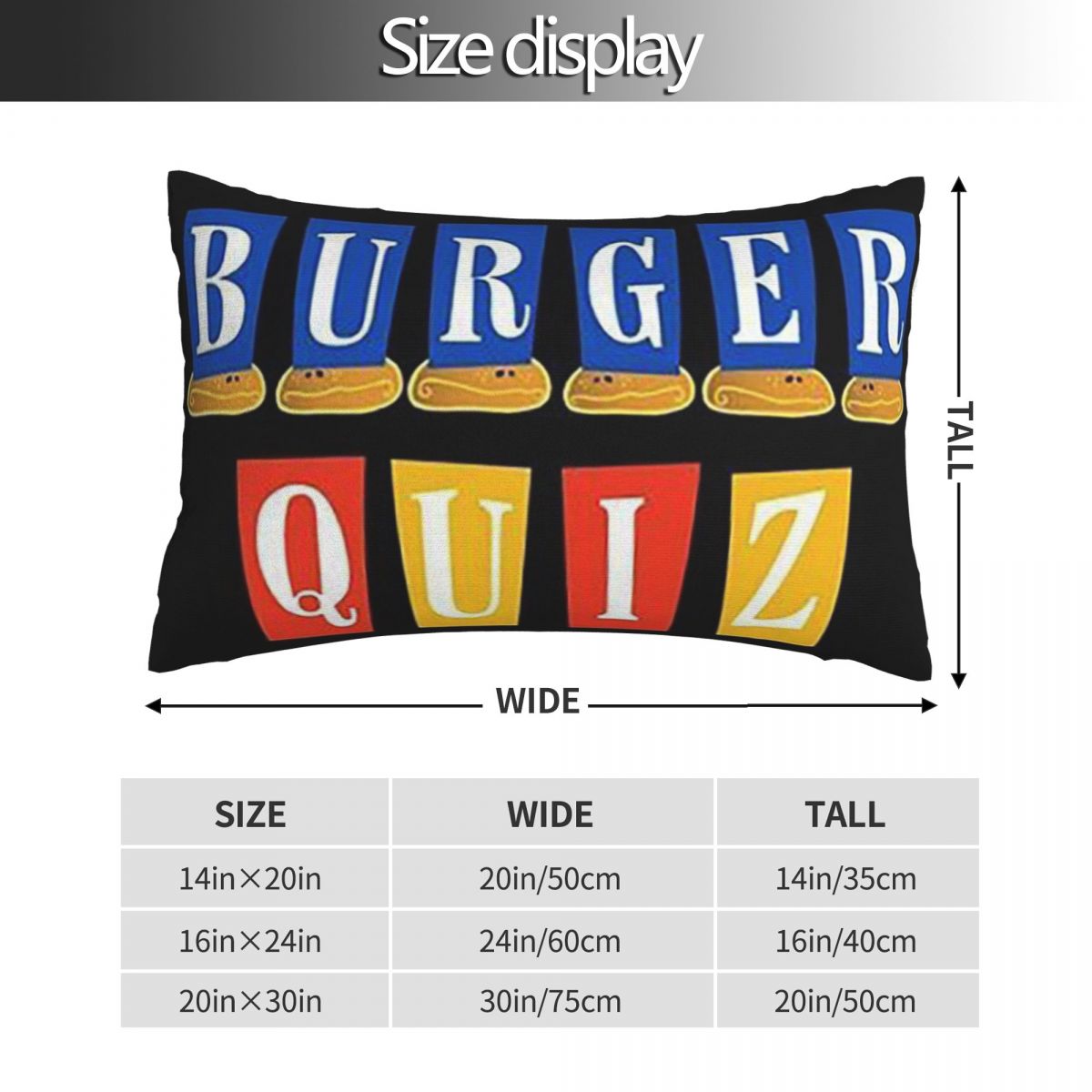 Burger Quiz Nuovo Logo Fodera  - Home Decor Quiz recensione e prezzo