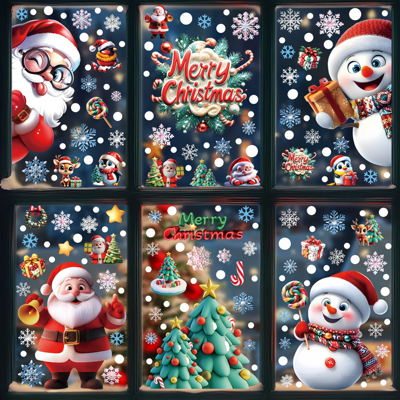 Adesivi natalizi festivi in ve - Home Decor Xmas Tree recensione e prezzo