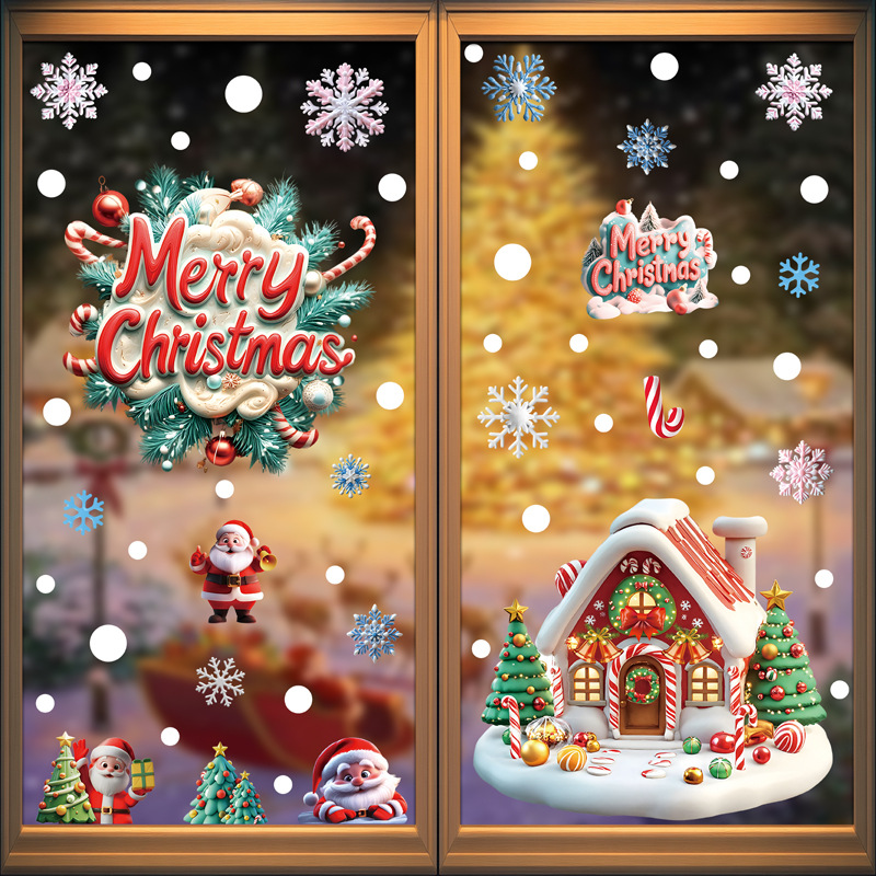 Adesivi natalizi festivi in ve - Home Decor Xmas Tree recensione e prezzo