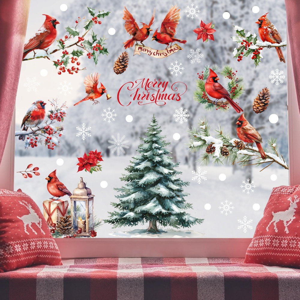 Set di 9 Adesivi Natalizi per  - Home Decor Xmas Tree recensione e prezzo