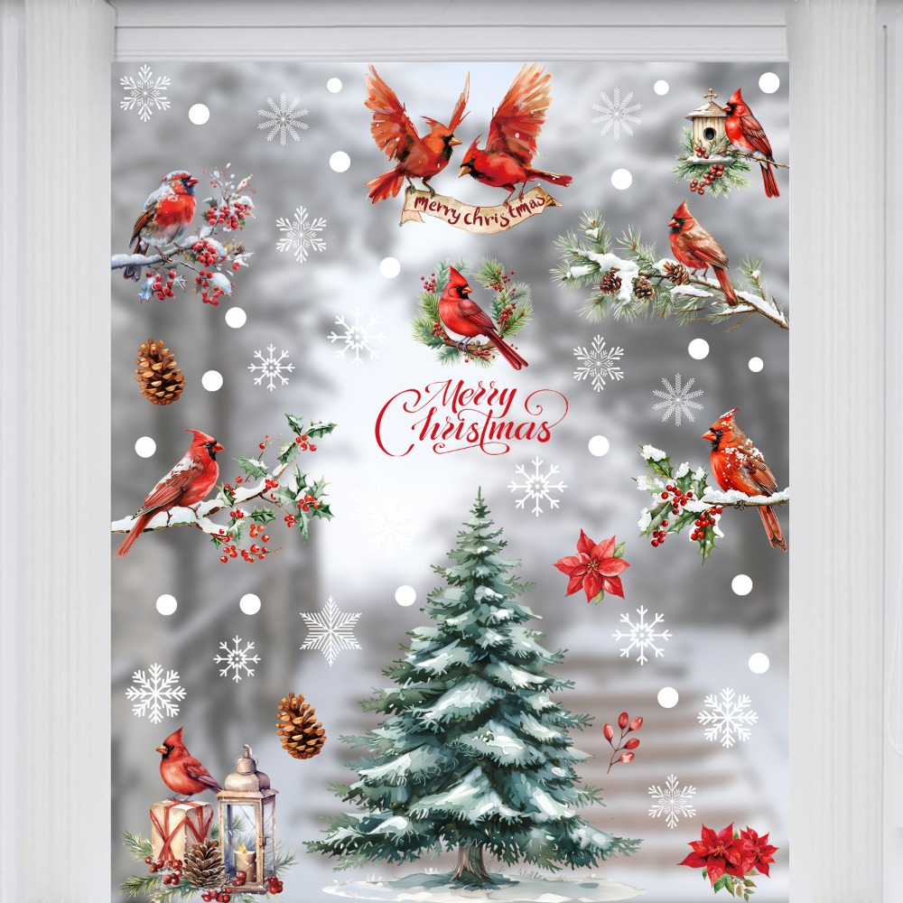 Set di 9 Adesivi Natalizi per  - Home Decor Xmas Tree recensione e prezzo