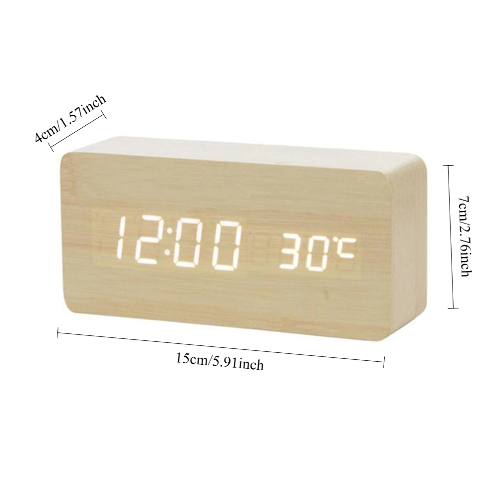 Sveglia digitale quadrata in l - Vintage Alarm Clock recensione e prezzo