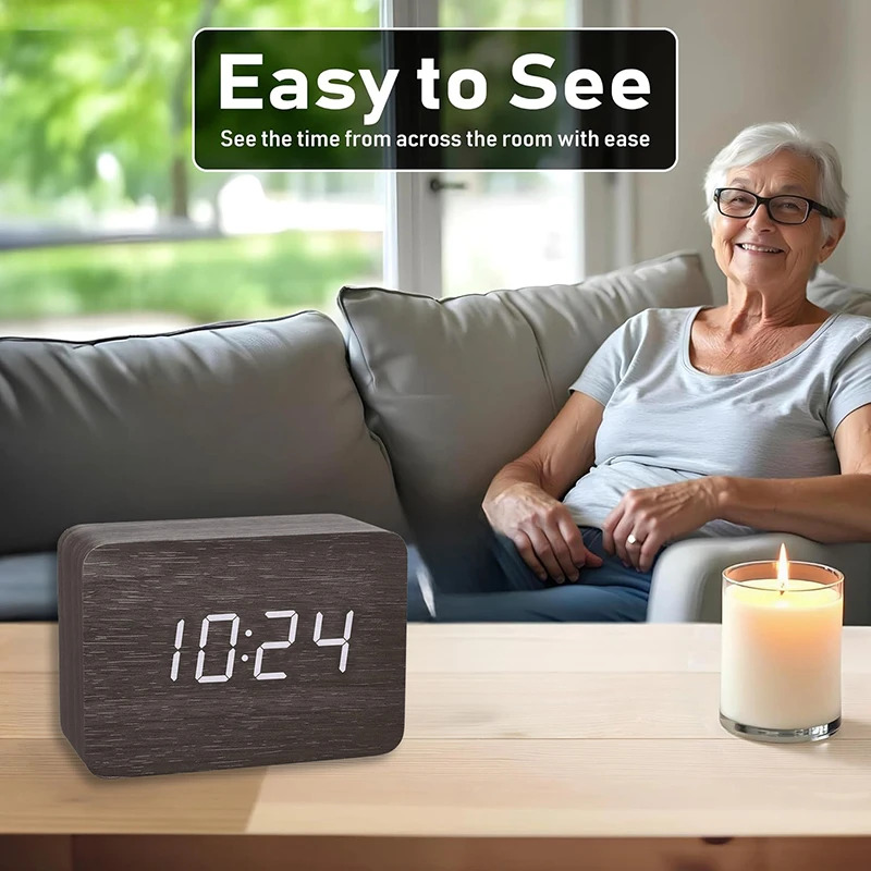 Sveglia Digitale in Legno con  - Vintage Alarm Clock recensione e prezzo